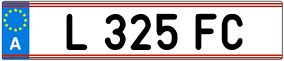 Truck License Plate